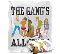LOGOVISION Kids Scooby Doo The Gangs All Here Silky Touch Super Soft Throw Blanket 50"x60"