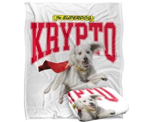 LOGOVISION Kids Superman 2025 Krypto College Silky Touch Super Soft Throw Blanket 50"x60"