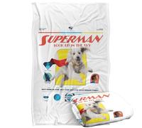 LOGOVISION Kids Superman 2025 Krypto Comic Silky Touch Super Soft Throw Blanket 36"x58"