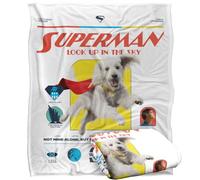 LOGOVISION Kids Superman 2025 Krypto Comic Silky Touch Super Soft Throw Blanket 50"x60"