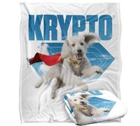 LOGOVISION Kids Superman 2025 Krypto Jump Silky Touch Super Soft Throw Blanket 50"x60"