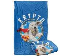 LOGOVISION Kids Superman 2025 Krypto Sky Silky Touch Super Soft Throw Blanket 36"x58"