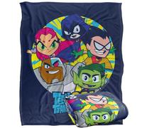 LOGOVISION Kids Teen Titans Go Group Silky Touch Super Soft Throw Blanket 50"x60"