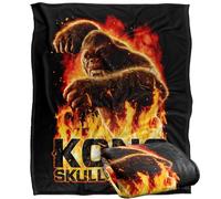 LOGOVISION Kong Skull Island Out Of The Fire Silky Touch Super Soft Throw Blanket 152 X 127 Cm