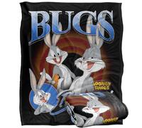 LOGOVISION Looney Tunes Bootleg Bugs Bunny Silky Touch Super Soft Throw Blanket 152 X 127 Cm
