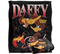 LOGOVISION Looney Tunes Bootleg Daffy Duck Silky Touch Super Soft Throw Blanket 152 X 127 Cm