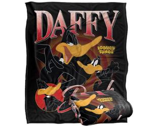 LOGOVISION Looney Tunes Bootleg Daffy Duck Silky Touch Super Soft Throw Blanket 152 X 127 Cm