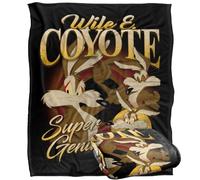 LOGOVISION Looney Tunes Bootleg Wile E Coyote Silky Touch Super Soft Throw Blanket 152 X 127 Cm