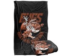 LOGOVISION Looney Tunes Bugs Bunny Rock And Roll Silky Touch Super Soft Throw Blanket 91 x 147 Cm