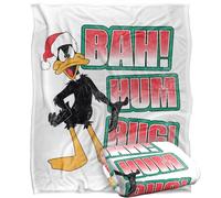LOGOVISION Looney Tunes Daffy Duck Bah Humbug Silky Touch Super Soft Throw Blanket 152 X 127 Cm
