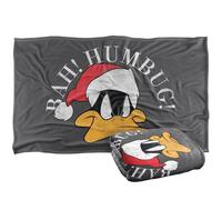 LOGOVISION Looney Tunes Daffy Duck Head Bah Humbug Silky Touch Super Soft Throw Blanket 91 x 147 Cm