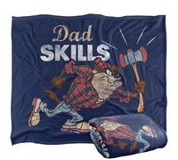 LOGOVISION Looney Tunes Father'S Day Taz Dad Skills Silky Touch Super Soft Throw Blanket 152 X 127 Cm