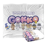 LOGOVISION Looney Tunes Gokko Line Up Silky Touch Super Soft Throw Blanket 152 X 127 Cm