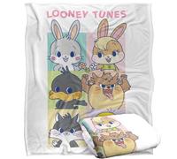 LOGOVISION Looney Tunes Gokko That'S All Cubes Silky Touch Super Soft Throw Blanket 152 X 127 Cm