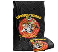 LOGOVISION Looney Tunes Group That'S All Folks Silky Touch Super Soft Throw Blanket 91 x 147 Cm