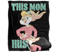 LOGOVISION Looney Tunes Mother'S Day This Mom Hustles Lola Silky Touch Super Soft Throw Blanket 152 X 127 Cm