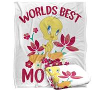 LOGOVISION Looney Tunes Mother'S Day Tweety Worlds Best Mom Silky Touch Super Soft Throw Blanket 152 X 127 Cm