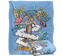 LOGOVISION Looney Tunes Wile E. Coyote Beep Beep Silky Touch Super Soft Throw Blanket 152 X 127 Cm