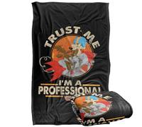 LOGOVISION Looney Tunes Wile E Coyote I'M A Professional Silky Touch Super Soft Throw Blanket 91 x 147 Cm