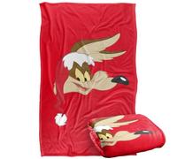 LOGOVISION Looney Tunes Wile E. Coyote Santa Hat Silky Touch Super Soft Throw Blanket 91 x 147 Cm
