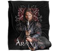 LOGOVISION Lord of The Rings Return King Aragorn Viggo Mortensen Silky Touch Super Soft Throw Blanket 50"x60"