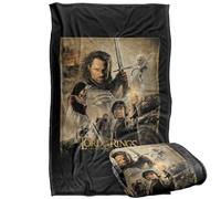 LOGOVISION Lord of The Rings Return King Cast Lor Rotk Poster Silky Touch Super Soft Throw Blanket 36"x58"
