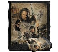 LOGOVISION Lord of The Rings Return King Cast Lor Rotk Poster Silky Touch Super Soft Throw Blanket 50"x60"