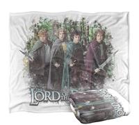 LOGOVISION Lord Of The Rings Vintage Hobbits Silky Touch Super Soft Throw Blanket 152 X 127 Cm