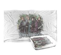 LOGOVISION Lord Of The Rings Vintage Hobbits Silky Touch Super Soft Throw Blanket 91 x 147 Cm
