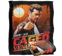 LOGOVISION Mortal Kombat 2 Johnny Cage Caged Vengeance Silky Touch Super Soft Throw Blanket 152 X 127 Cm
