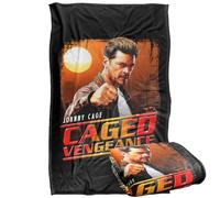 LOGOVISION Mortal Kombat 2 Johnny Cage Caged Vengeance Silky Touch Super Soft Throw Blanket 91 x 147 Cm
