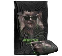 LOGOVISION Mortal Kombat 2 Johnny Cage Portrait Silky Touch Super Soft Throw Blanket 91 x 147 Cm