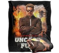 LOGOVISION Mortal Kombat 2 Johnny Cage Uncaged Fury Silky Touch Super Soft Throw Blanket 152 X 127 Cm