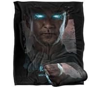 LOGOVISION Mortal Kombat 2 Raiden Portrait Silky Touch Super Soft Throw Blanket 152 X 127 Cm
