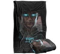 LOGOVISION Mortal Kombat 2 Raiden Portrait Silky Touch Super Soft Throw Blanket 91 x 147 Cm