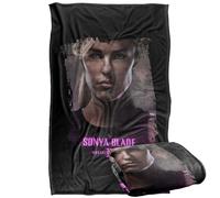 LOGOVISION Mortal Kombat 2 Sonya Blade Portrait Silky Touch Super Soft Throw Blanket 91 x 147 Cm