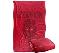 LOGOVISION Mortal Kombat 9 Scorpion Icon Silky Touch Super Soft Throw Blanket 91 x 147 Cm