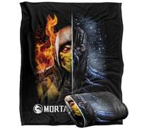 LOGOVISION Mortal Kombat X Scorpion And Sub Zero Silky Touch Super Soft Throw Blanket 152 X 127 Cm