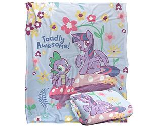 LOGOVISION My Little Pony Toadly Awesome Silky Touch Super Soft Throw Blanket 152 X 127 Cm