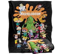 Nickelodeon Brand Nick Splat Group Silky Touch Super Soft Throw Blanket 152 X 127 cm