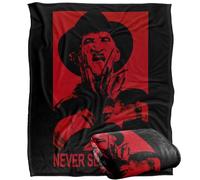LOGOVISION Nightmare On Elm Street Never Sleep Again Silky Touch Super Soft Throw Blanket 152 X 127 Cm