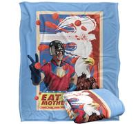 LOGOVISION Peacemaker Tv Series Eat Peace With Eagle Silky Touch Super Soft Throw Blanket 152 X 127 Cm