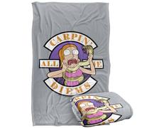 LOGOVISION Rick and Morty Carp En All Them Diems Silky Touch Super Soft Throw Blanket 36"x58"