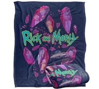 LOGOVISION Rick And Morty Death Crystal Futures Silky Touch Super Soft Throw Blanket 152 X 127 Cm