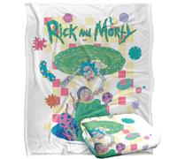 LOGOVISION Rick And Morty Falling Portals Silky Touch Super Soft Throw Blanket 152 X 127 Cm