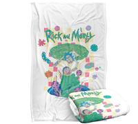LOGOVISION Rick And Morty Falling Portals Silky Touch Super Soft Throw Blanket 91 x 147 Cm
