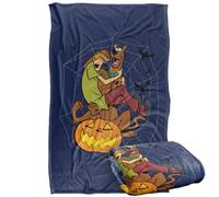 LOGOVISION Scooby and Shaggy Spooky Surprise Super Soft Snuggle Blanket with Silky Touch - 91 x 147 cm
