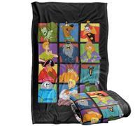 LOGOVISION Scooby Doo Character Squares Silky Touch Super Soft Throw Blanket 36"x58"