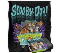 LOGOVISION Scooby Doo Frightened Driving Silky Touch Super Soft Throw Blanket 50"x60"
