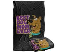 LOGOVISION Scooby Doo Mother's Day Best Dog Mom Ever Silky Touch Super Soft Throw Blanket 36"x58"